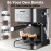 Fast Heating Espresso Machine, With Milk Frother Wand - Perfect For Home Baristas And RVs - 20 Bar Pressure For Rich, Flavorful Coffee