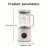 1pc Soy Milk Blender, 50.72oz/1500ML, Juicer, Soy Milk, Rice Cereal & Juice Blender, Milkshake, Puree, Free Filter, Self Clean, Keep Warm, Nut Milk Maker, Heavy Duty Blender, Juice Extractor
