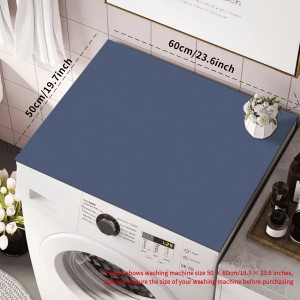 Washer And Dryer Covers Protector Mat, 19.7'' X 23.6'' Diatomaceous Washing Machine Dryer Cover For The Top, Quick Drying And Highly Absorbent Washer And Dryer Top Protector
