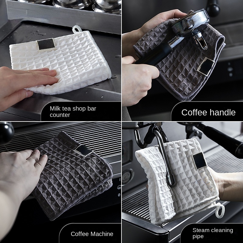 1pc absorbent and lint free cleaning cloth for coffee machines details 2