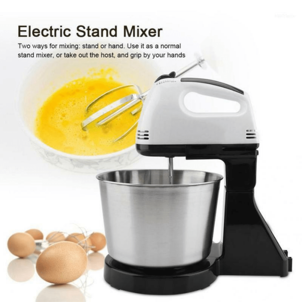 upgrade your kitchen with this powerful 100w electric stand mixer 2l stainless steel bowl 7 speeds details 5