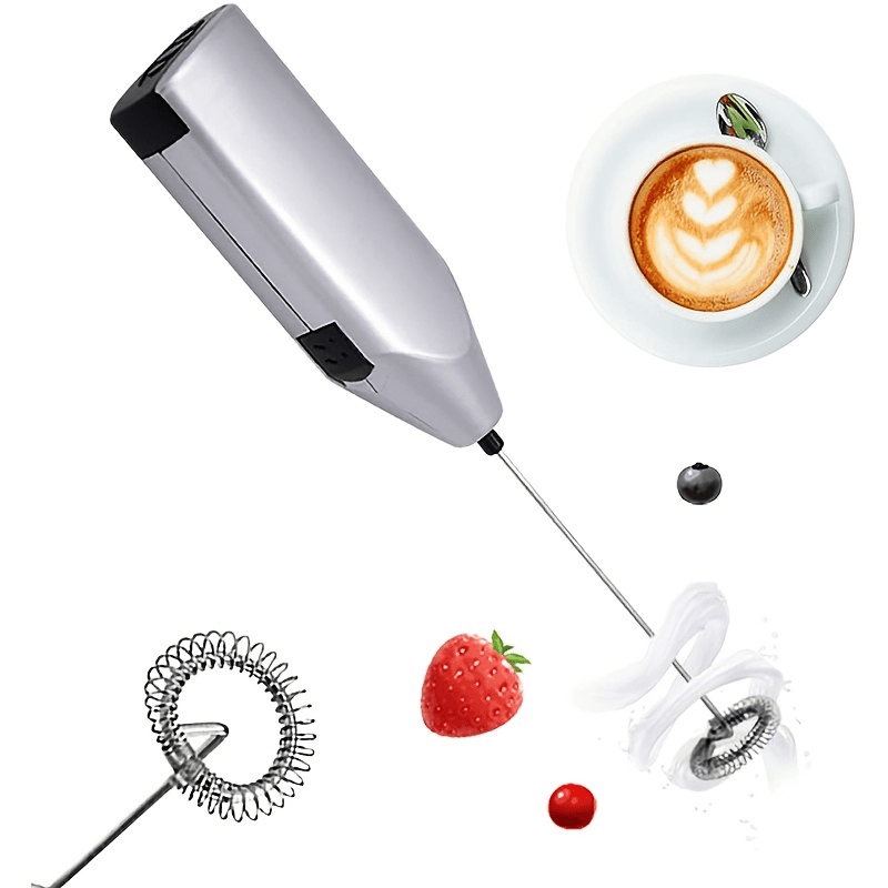 stainless steel electric handheld egg beater for perfectly whipped eggs coffee milk and tea details 1