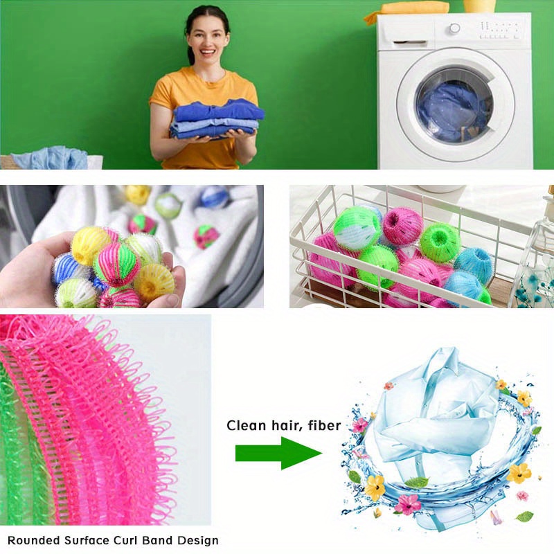 8pcs 12pcs reusable pet hair remover for laundry lint remover washing balls for washing machine effectively removes pet hair from clothes eco friendly and easy to use details 2