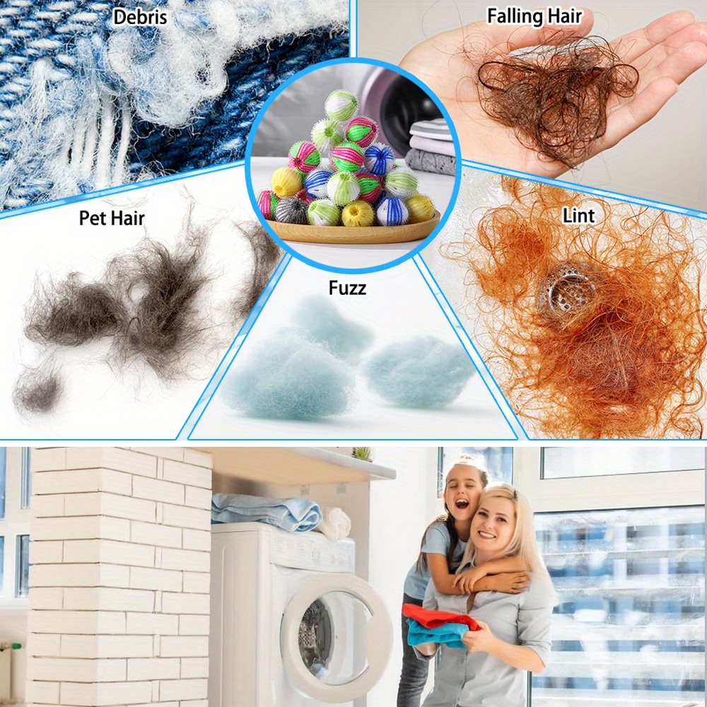 8pcs 12pcs reusable pet hair remover for laundry lint remover washing balls for washing machine effectively removes pet hair from clothes eco friendly and easy to use details 3