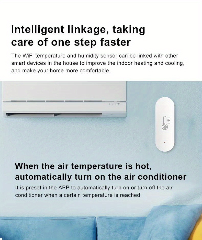 tuya wifi temperature humidity sensor smart life app monitor smart home work with alexa google home no hub required details 3
