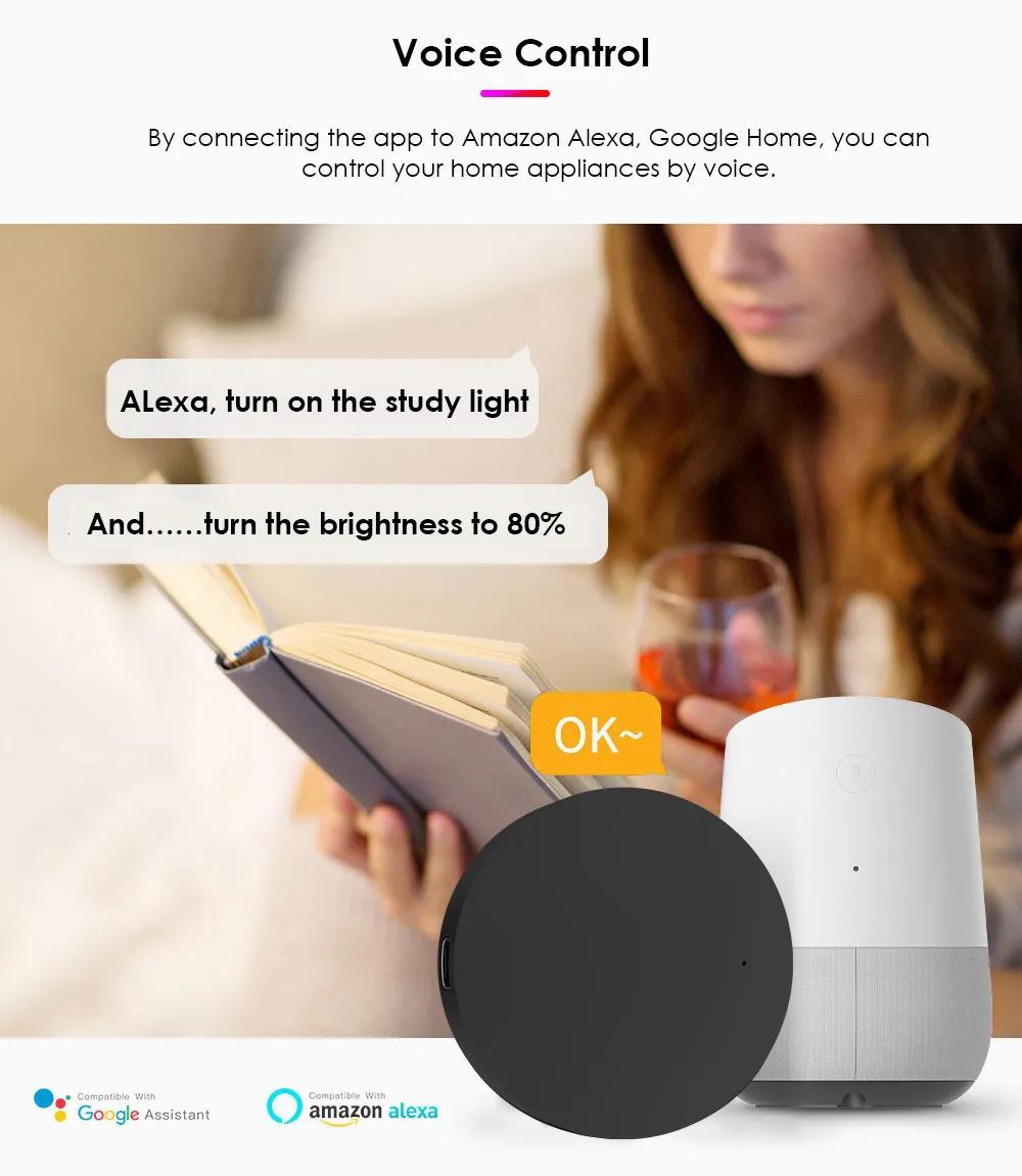 tuya ir smart remote control smart wifi universal smart home gadgets control untuk tv dvd aud for alexa google home smart life details 1
