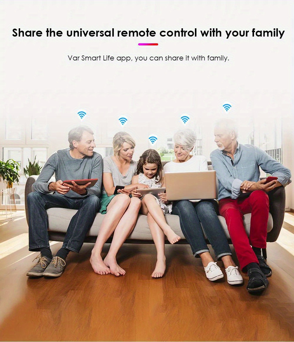 tuya ir smart remote control smart wifi universal smart home gadgets control untuk tv dvd aud for alexa google home smart life details 3