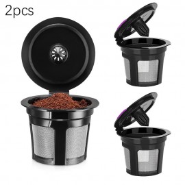 2pcs Reusable Stainless Steel Coffee Filters for Keurig 1.0 & 2.0 - Eco-Friendly and Easy to Clean