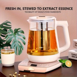 60.87oz Health Preserving Kettle With 9 Functions And 3 Modes, 24-hour Intelligent Reservation, 304 Stainless Steel Kettle