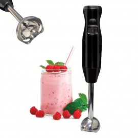 Electric Immersion Hand Blender, Food Grade Stainless Steel, 2-Speed Control One Hand Mixer,Mixer,Chopper,Ice Crushing,Removable Blending Stick For Easy Cleaning.For  Purees, Smoothies,Shakes,Ivory,Soups, Sauces, Baby Food