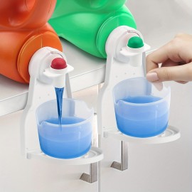 1pc Drip Catcher For Laundry Detergent Bottles - Screw Design Holds Firmly, Fits Most Economical Sizes, Keeps Washer, Dryer, And Floor Clean
