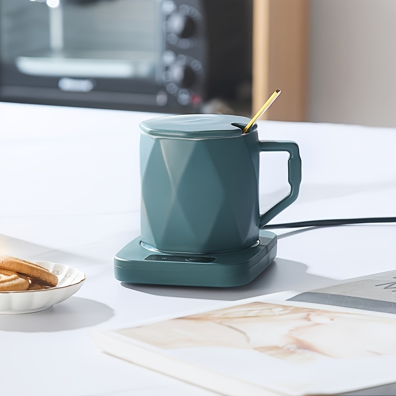 constant temperature mug heater 16w electric mug and coffee warmer candle warmer flat table tea milk warmer for home office details 2
