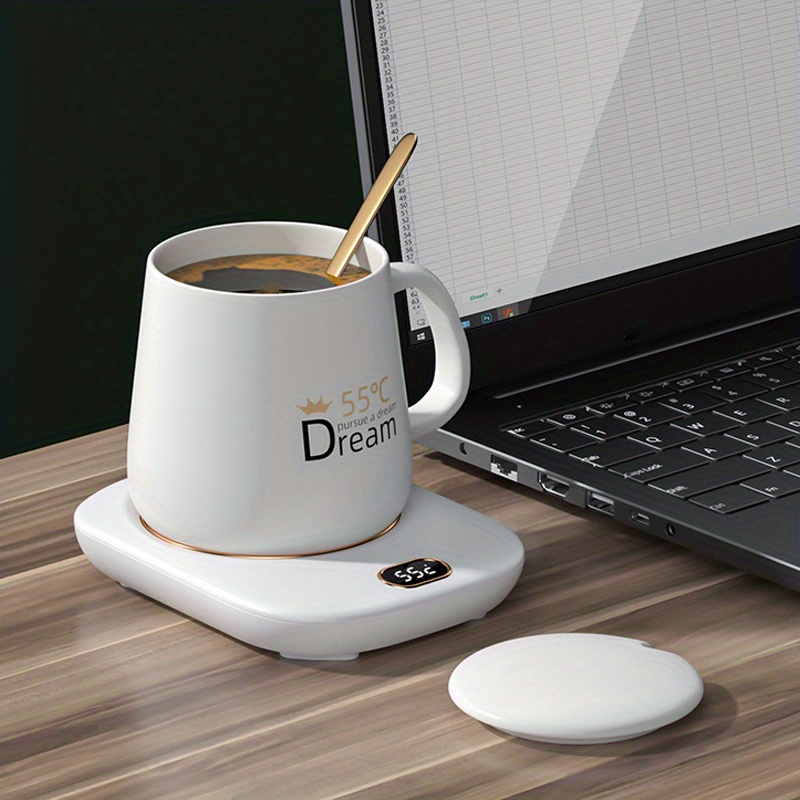 usb electric heating pad, smart coffee warmer usb electric heating pad for coffee hot cocoa tea milk more details 4