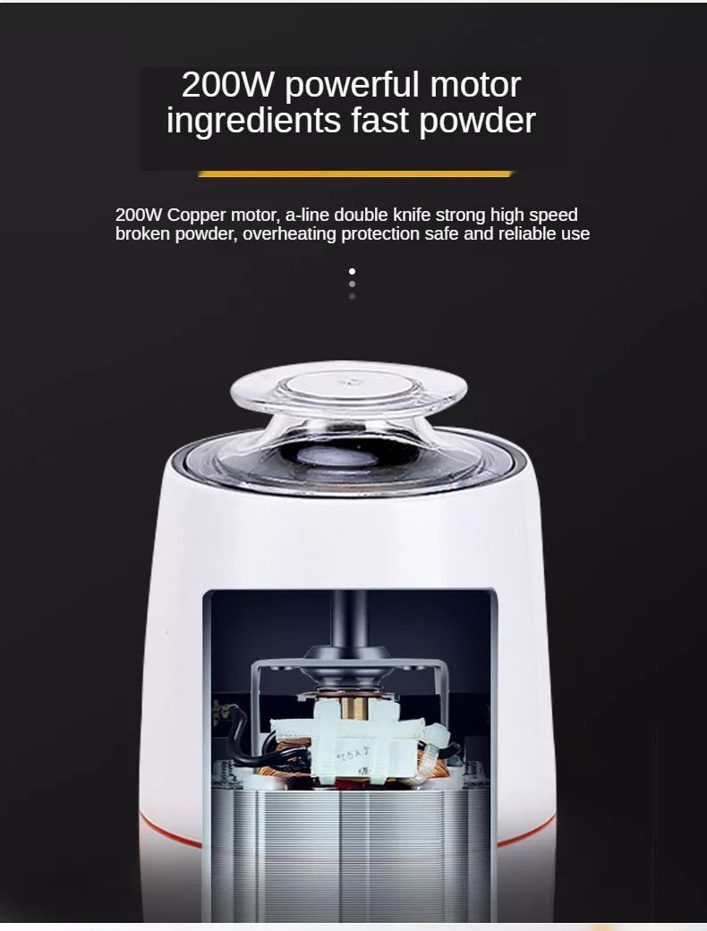 effortless grinding of coffee herbs spices nuts grains electric stainless steel coffee spice grinder details 11