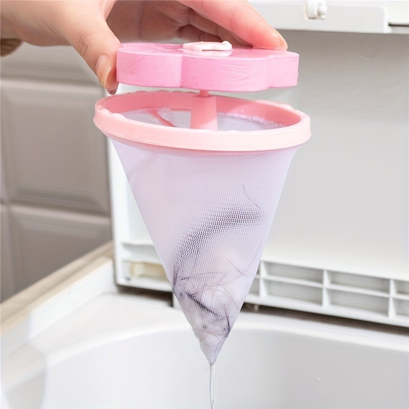 washing machine hair filter cleaning mesh bag washing machine filter bag laundry bags baskets reusable floating laundry lint mesh bag details 3