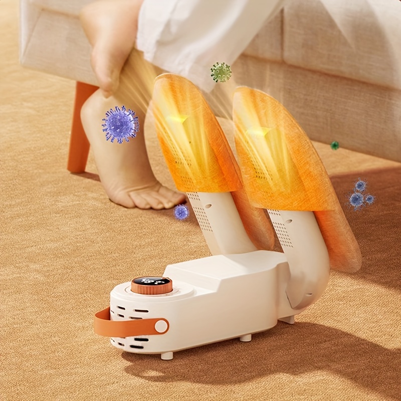 boot dryer shoe dryer portable boot glove shoe dryer and warmer with 2 hour delay timer eliminate bad odor suitable auto off timer folding design for all kinds of shoes american plug details 7