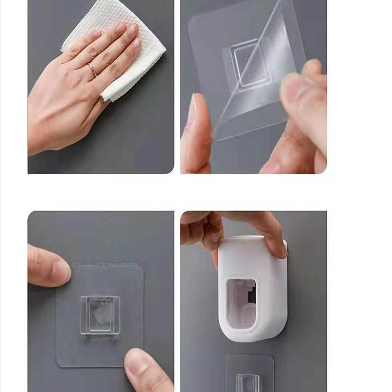 hot selling toilet fully automatic toothpaste squeezer toothbrush holder wall mounted toothpaste lazy toothpaste squeezer details 1